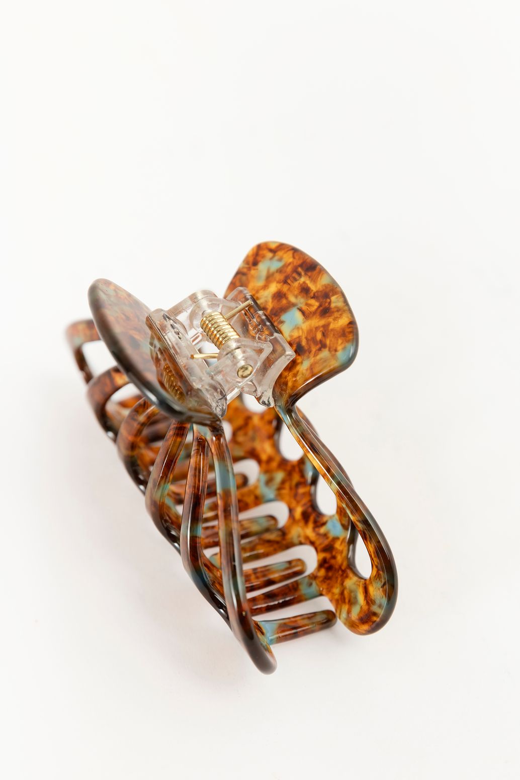 Pince à cheveux ovale - multicolore