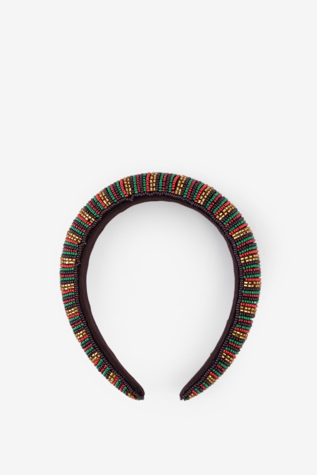 Haarreif mit Perlen - mehrfarbig