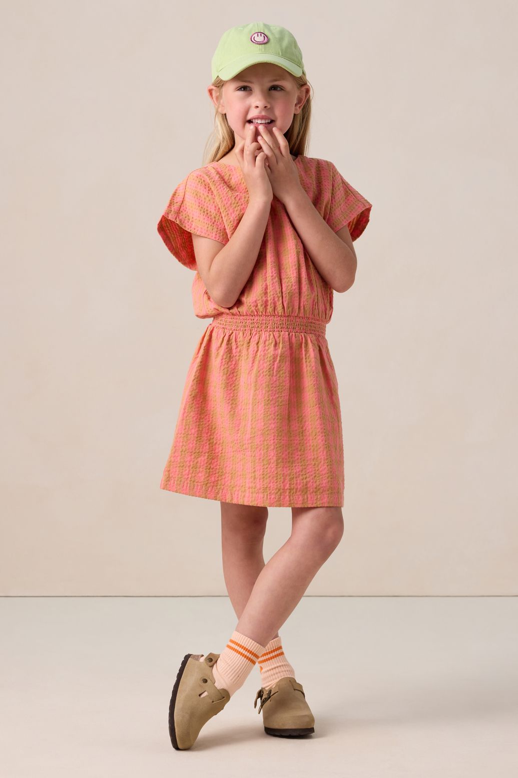 Oranje sokken met hartje