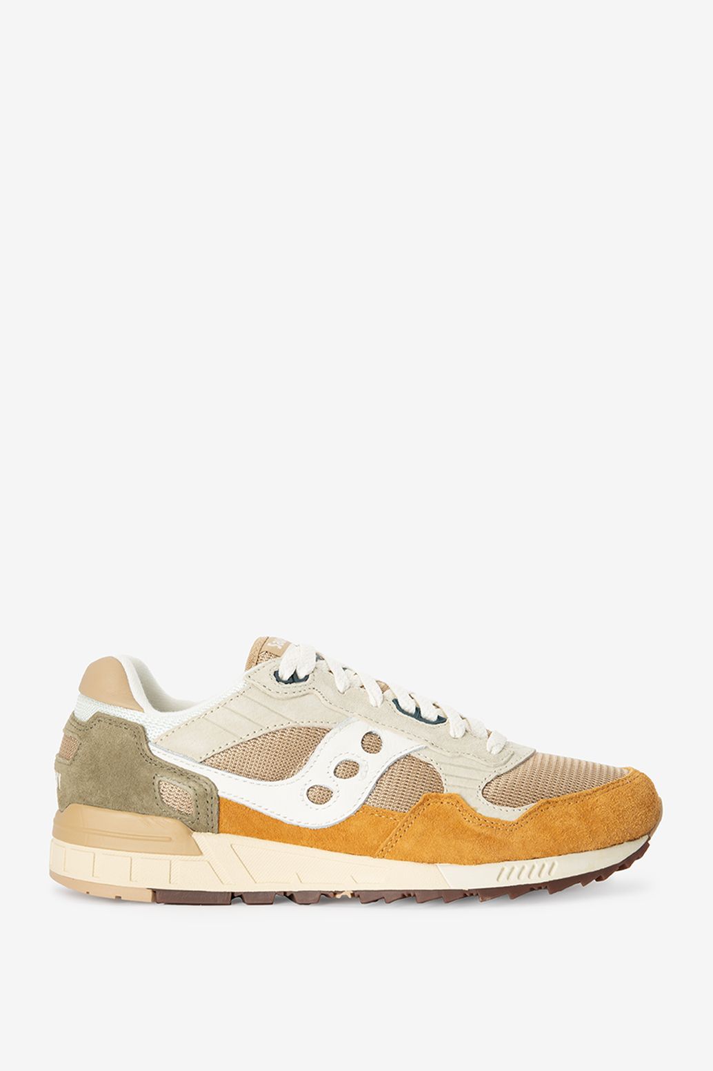 Saucony Shadow 5000 beige leren sneakers
