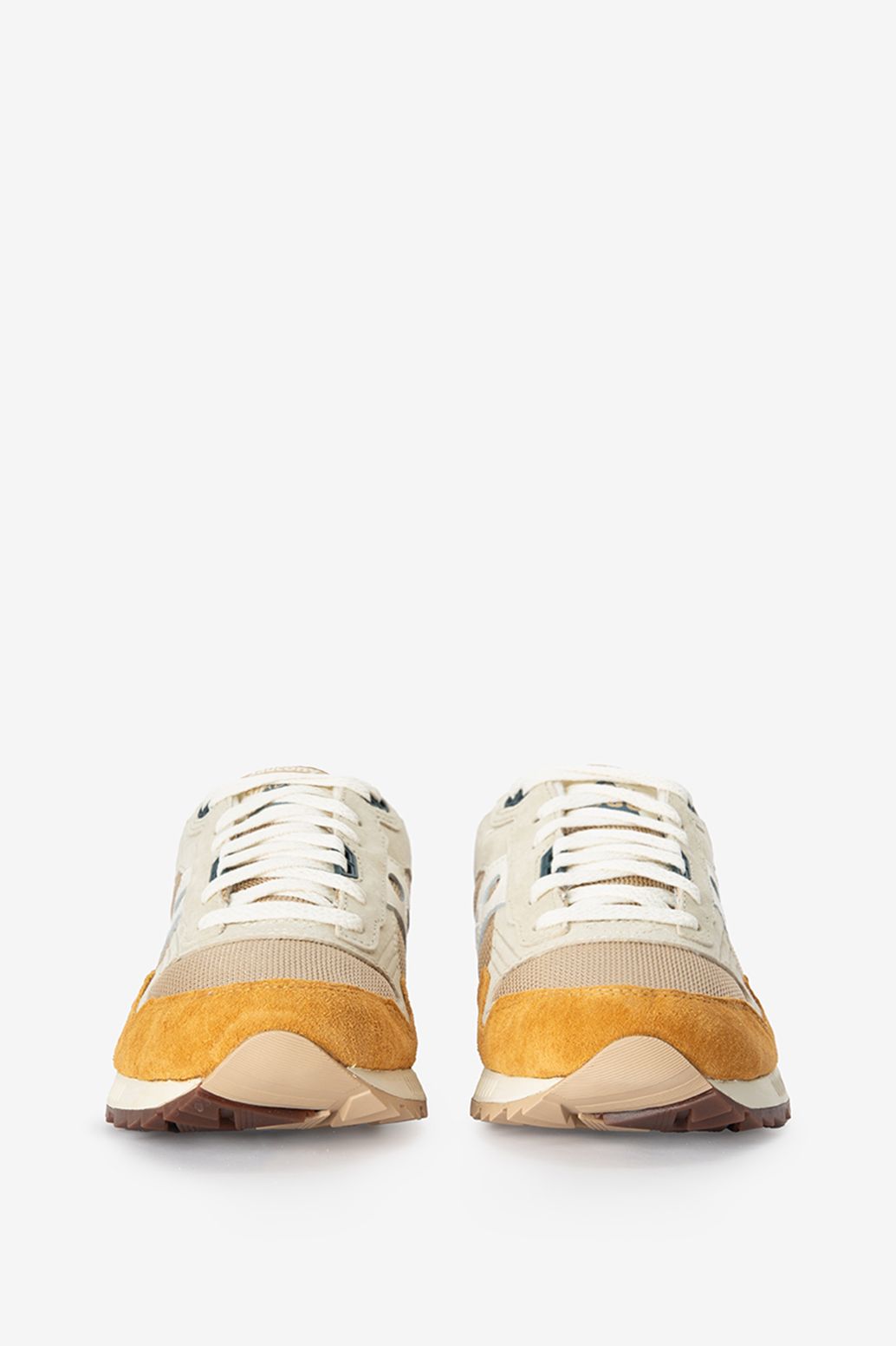 Saucony Shadow 5000 beige leren sneakers