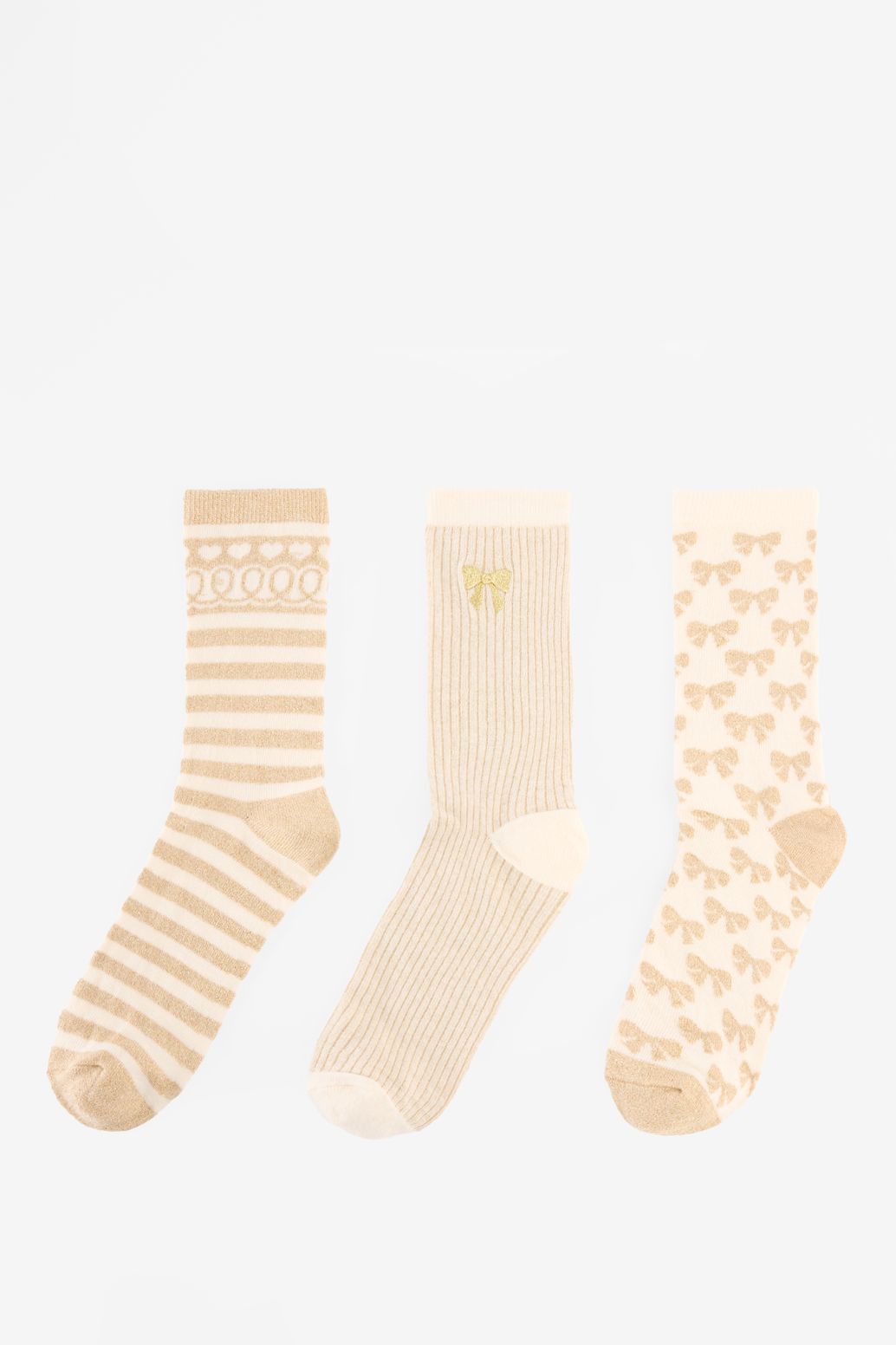 Multicolour sokken set van 3
