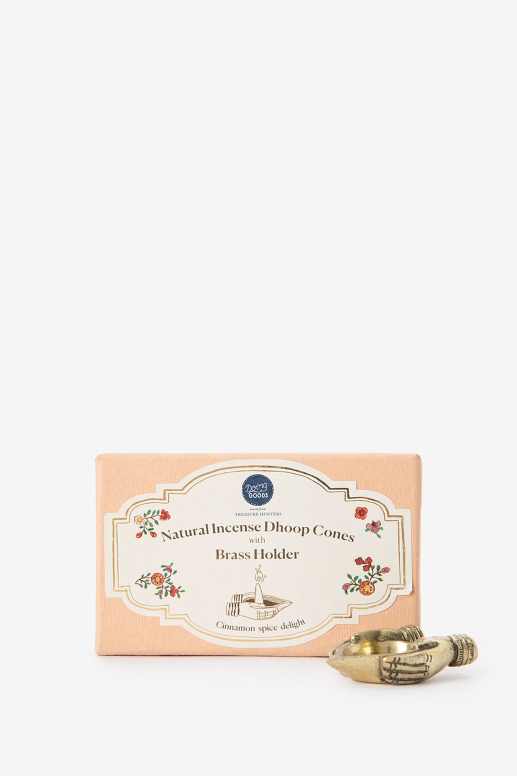 Dhoop Weihrauchkegel mit kleiner Weihrauchschale