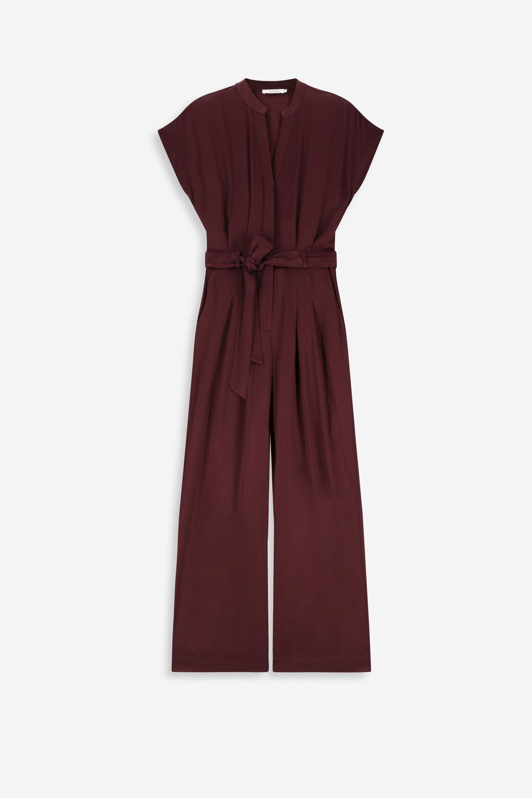 Jumpsuit mit offenem Rücken - dunkelbraun