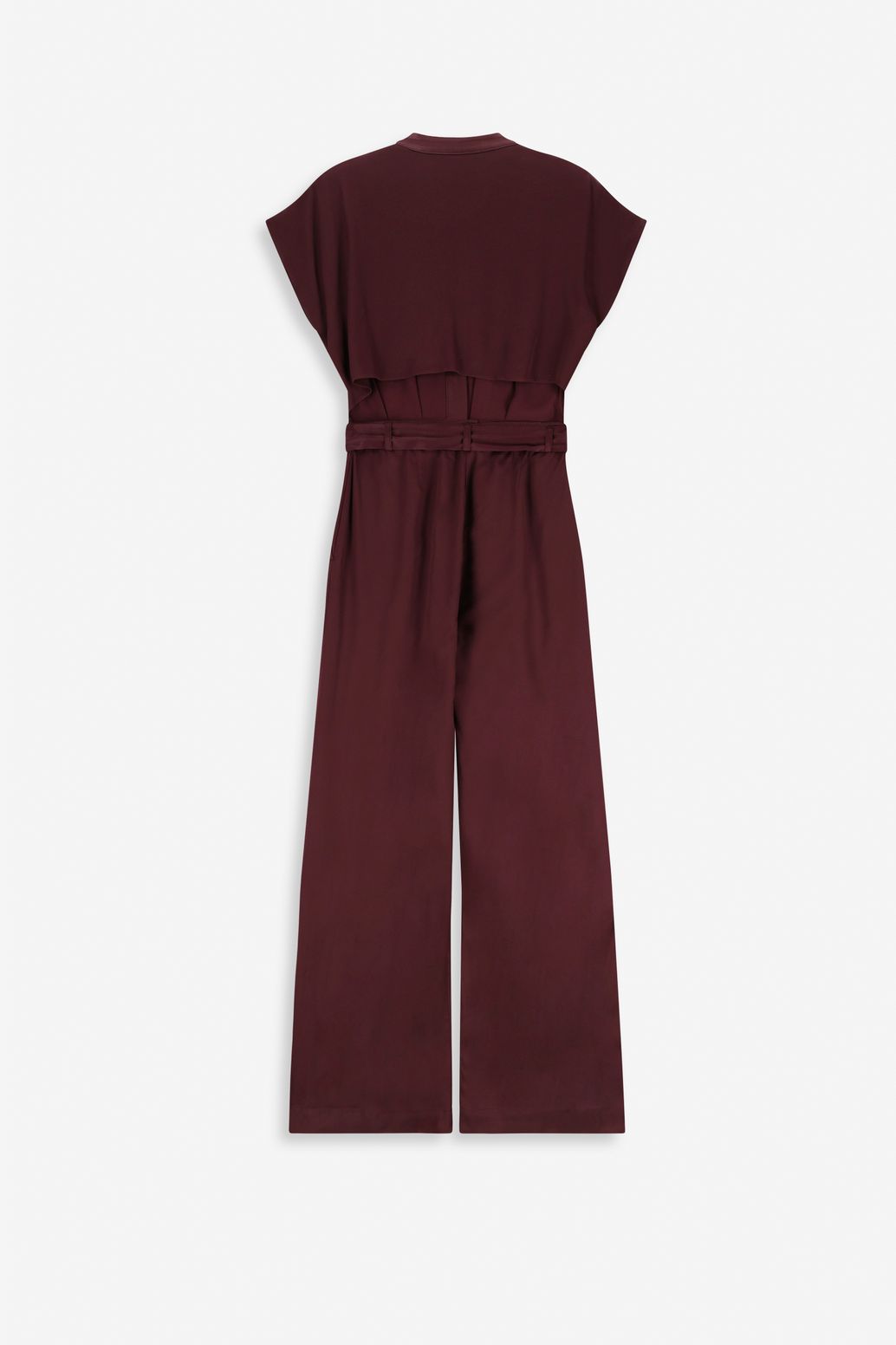 Jumpsuit mit offenem Rücken - dunkelbraun