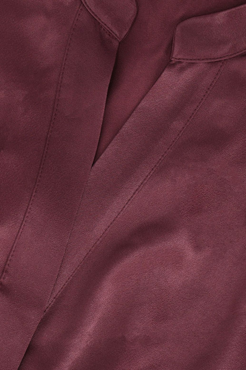 Bordeaux rode jumpsuit met open rug