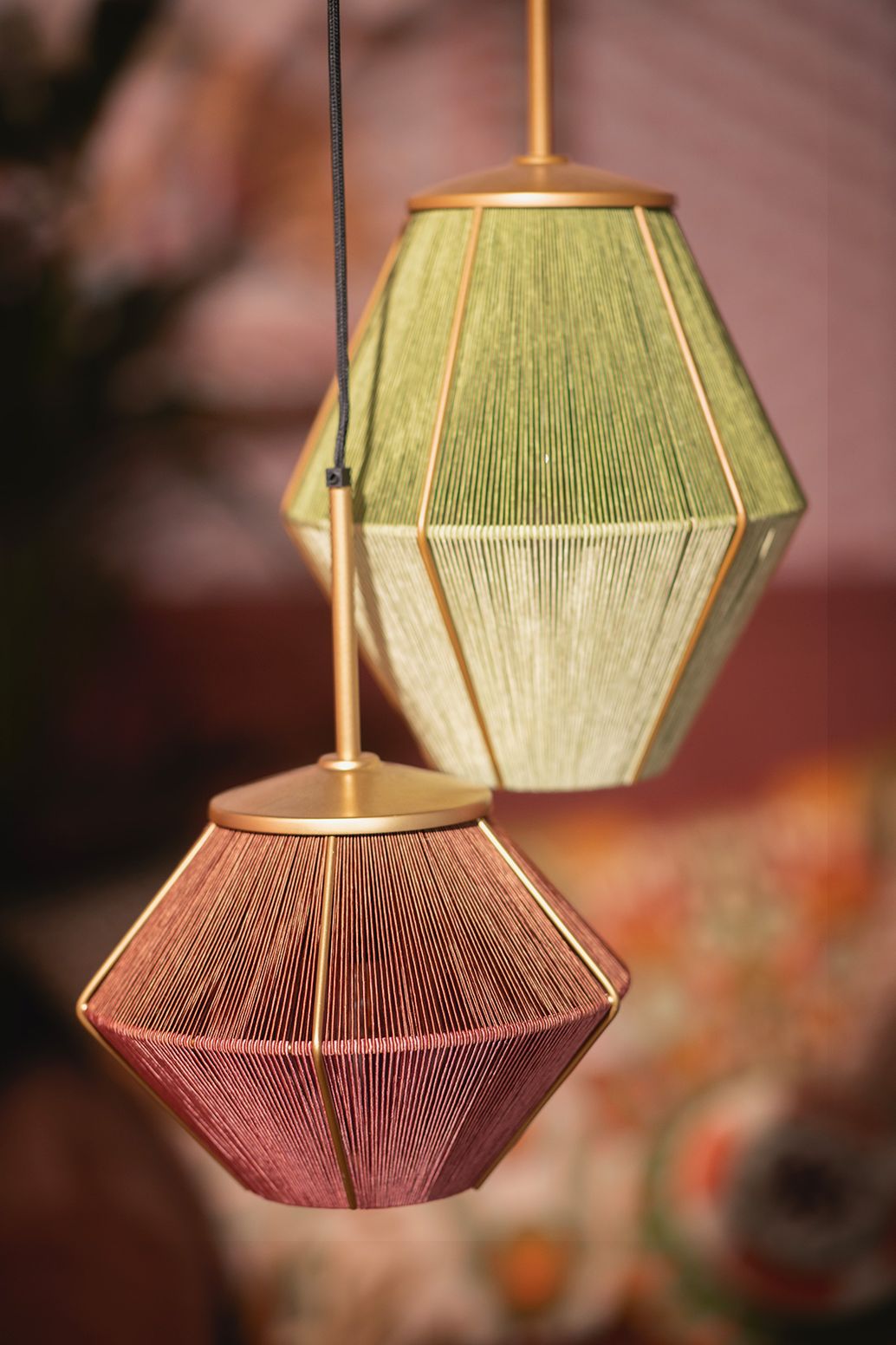 Groene hanglamp Aural shades Small
