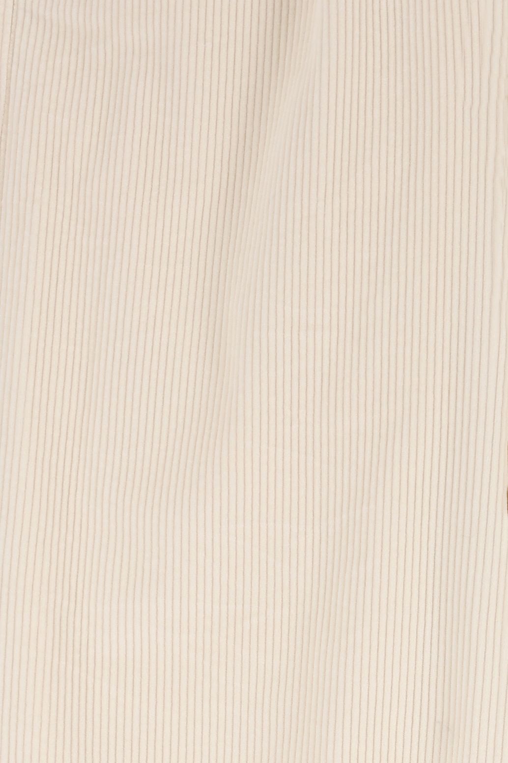 Pantalon jambes larges en velours côtelé - blanc