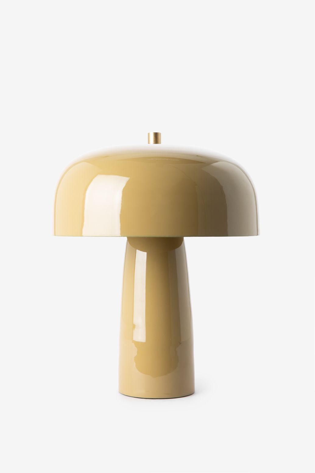 Bruine cupola tafellamp