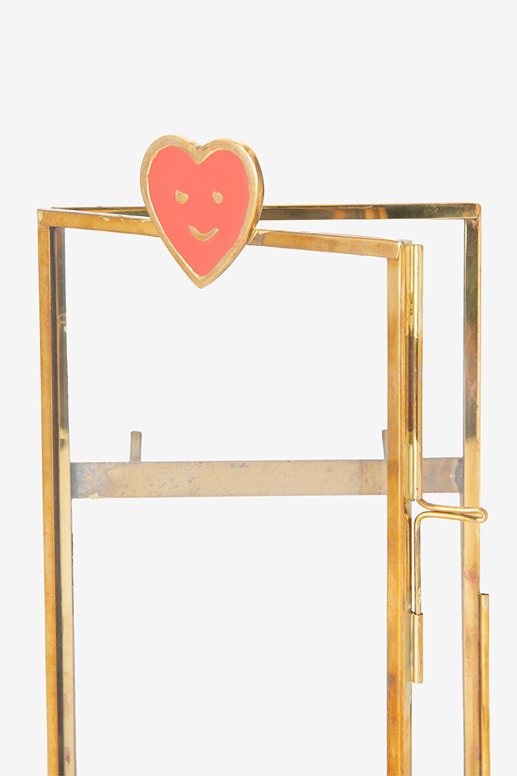 Fotorahmen mit Herz - goldfarben