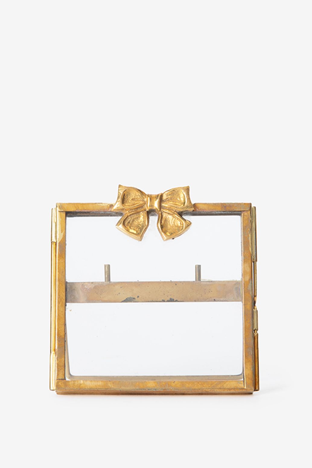 Cadre photo avec nœud - doré