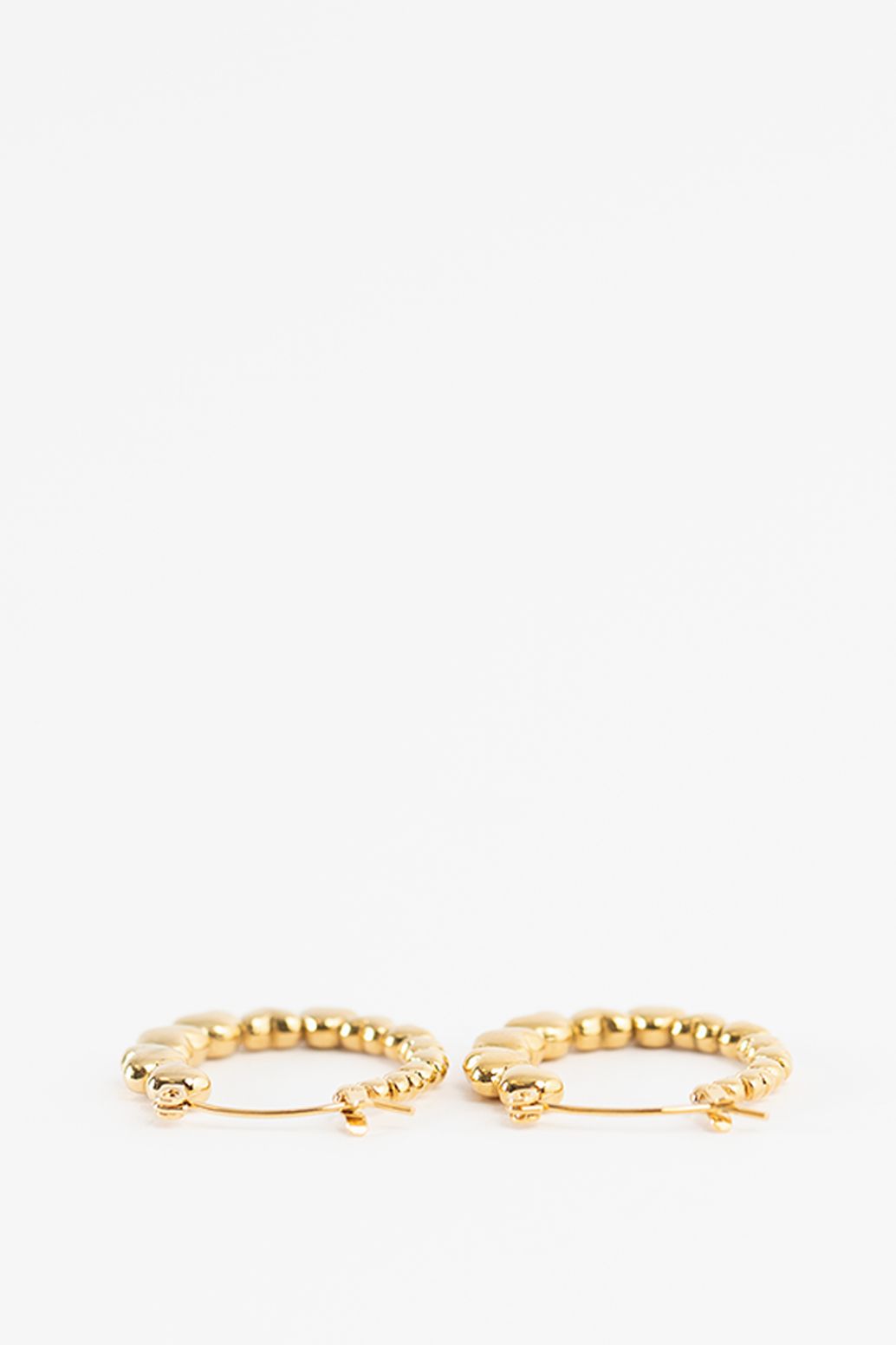 Gold-plated Ohrringe mit Herzen