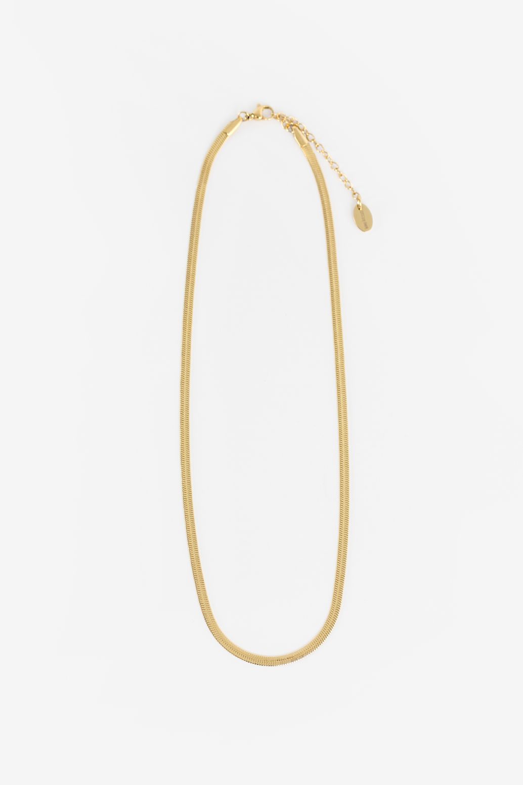 Gold-plated flache Kette
