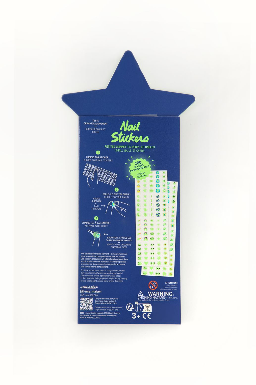OMY Nagelsticker Glow Party