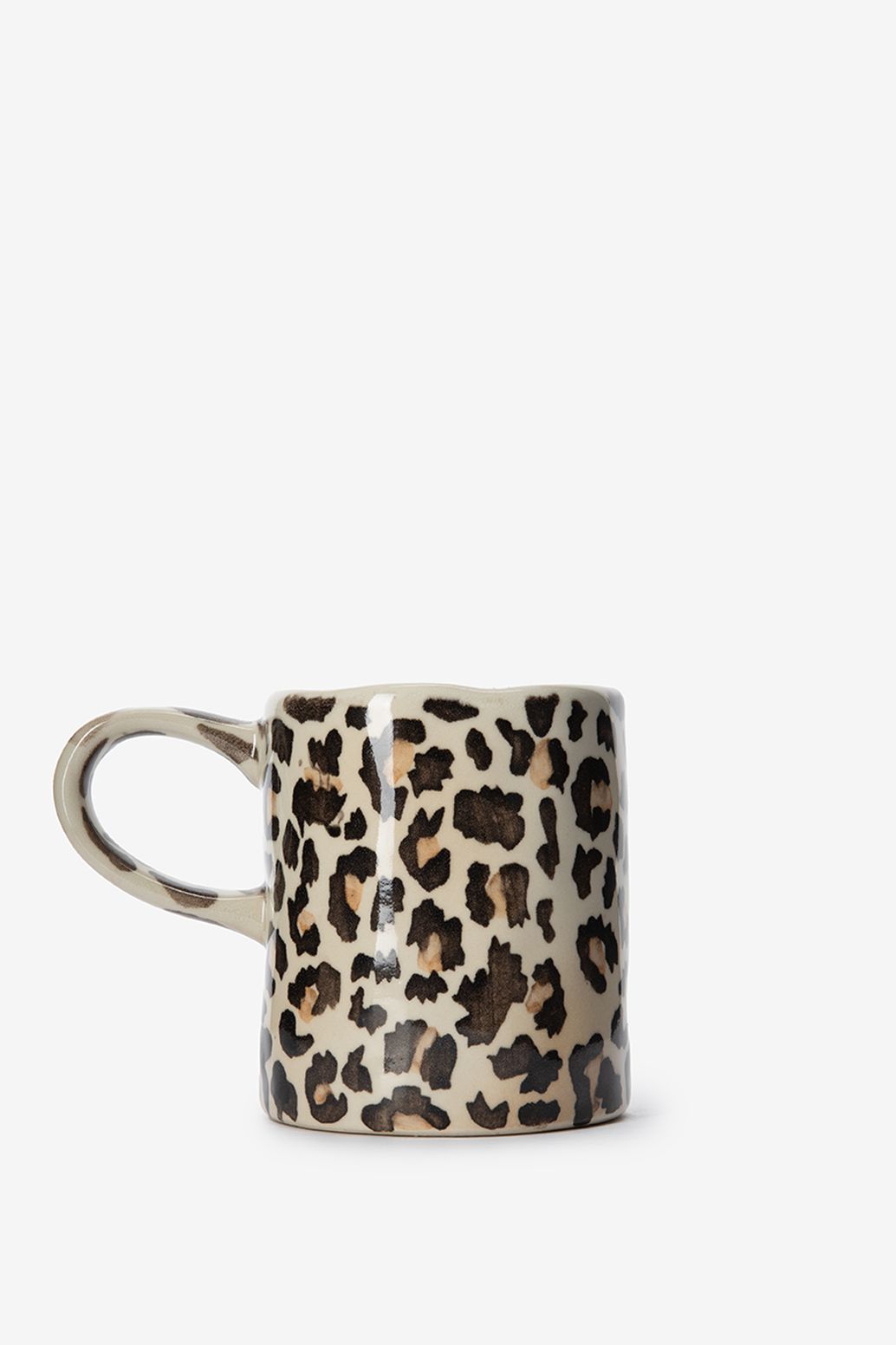 Mug avec imprimé léopard - marron clair