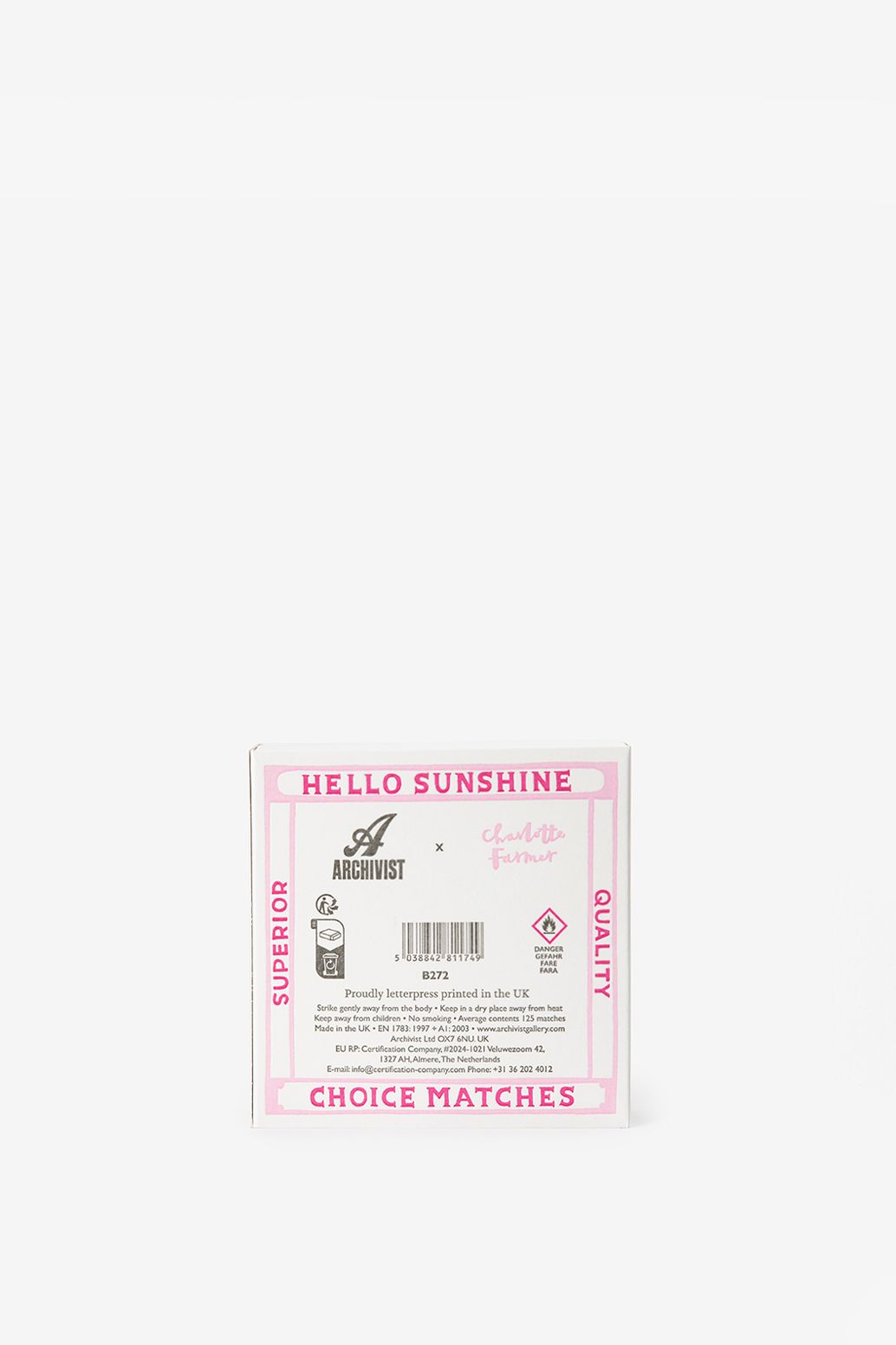 Archivist lucifers hello sunshine