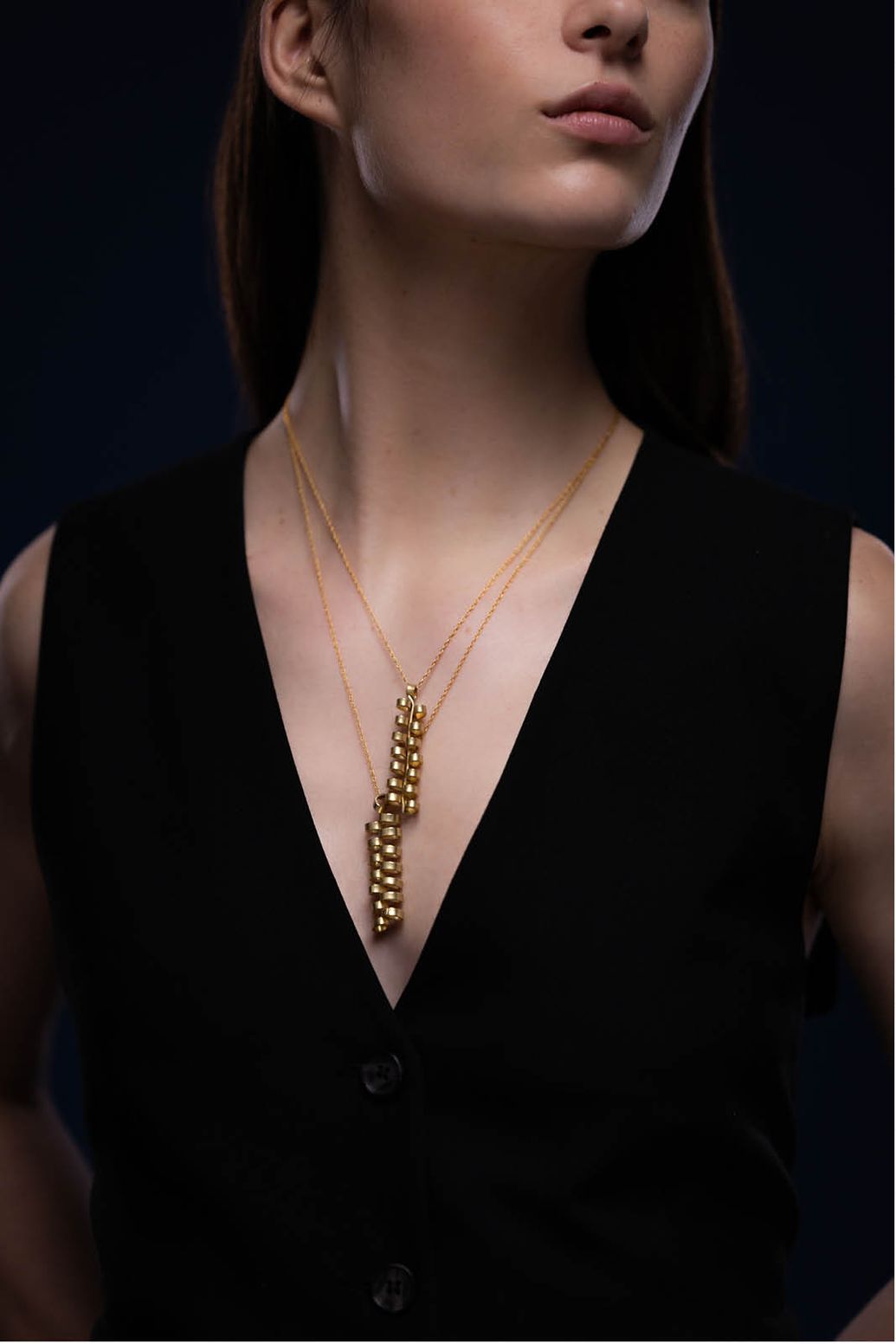 Gouden ketting met krul Sissy-Boy X TWEEK-EEK