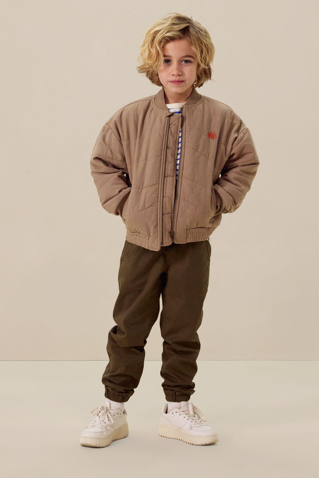 Bruin quilted bomber jack