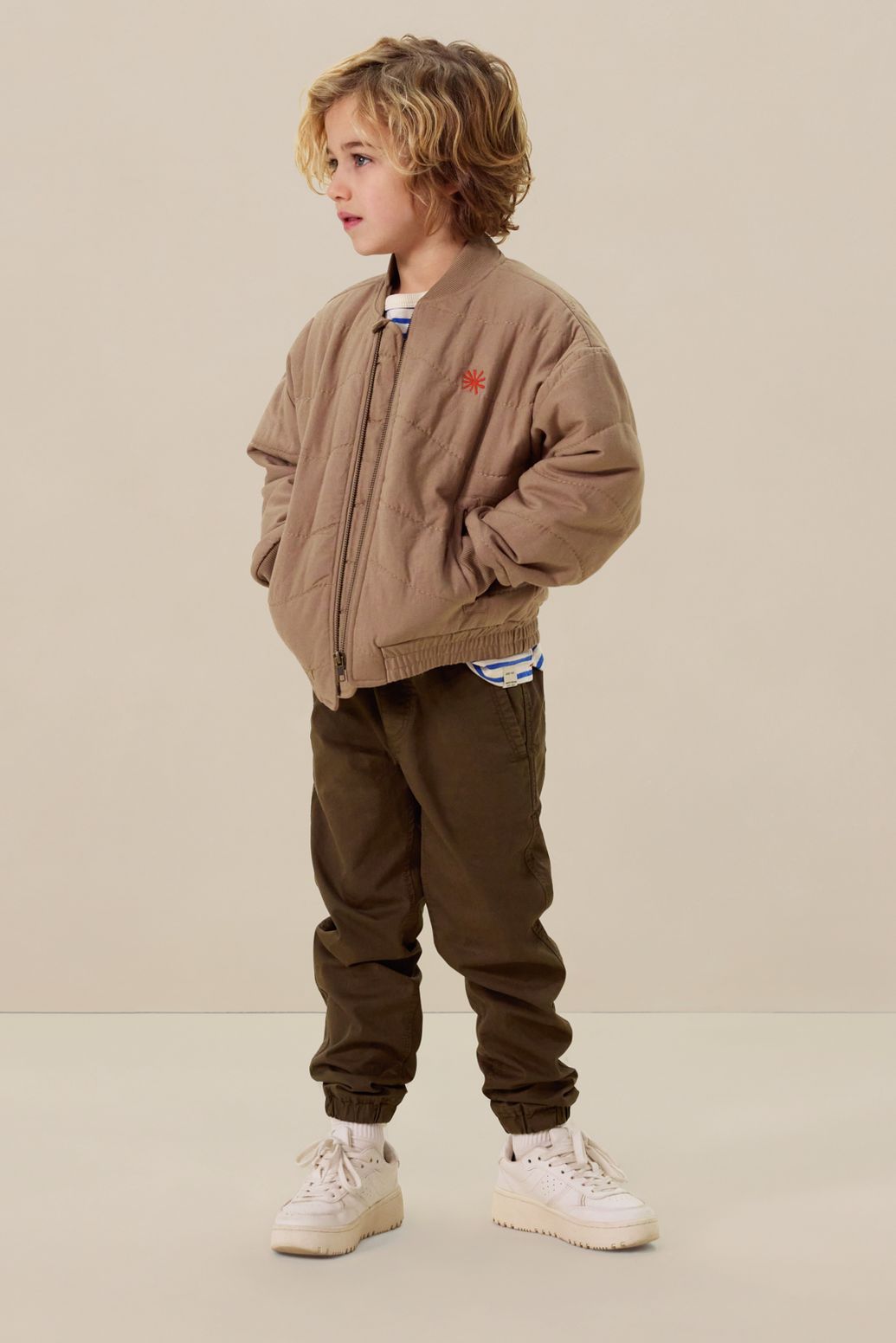 Bruin quilted bomber jack