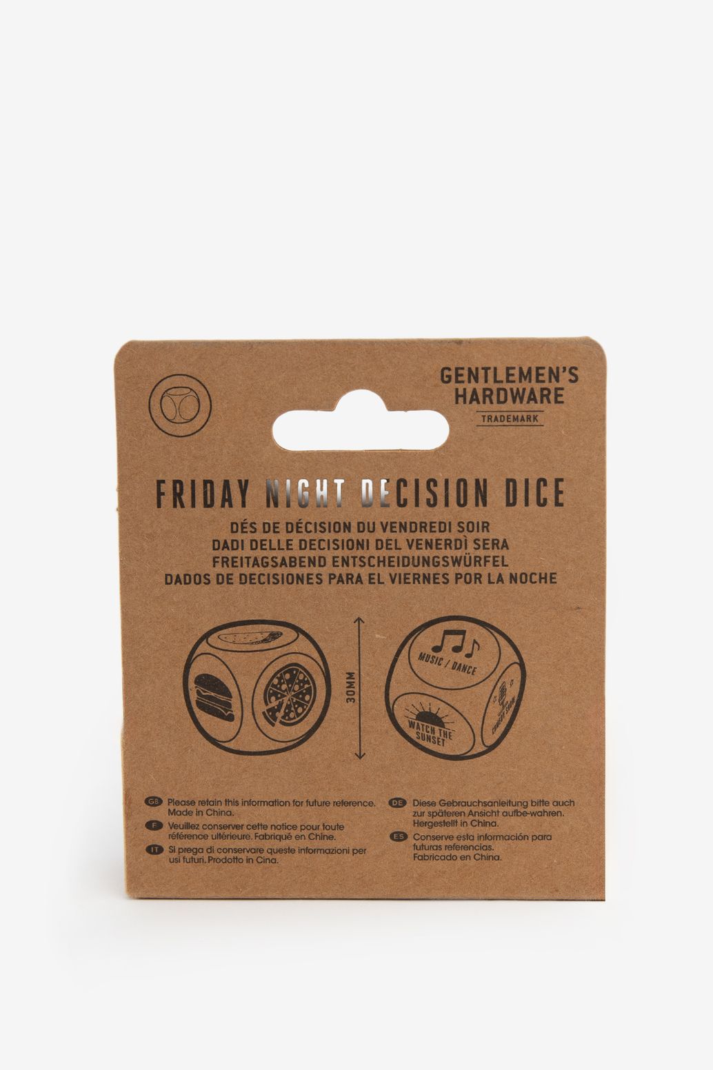 Gentlemen's hardware Dés Friday night.