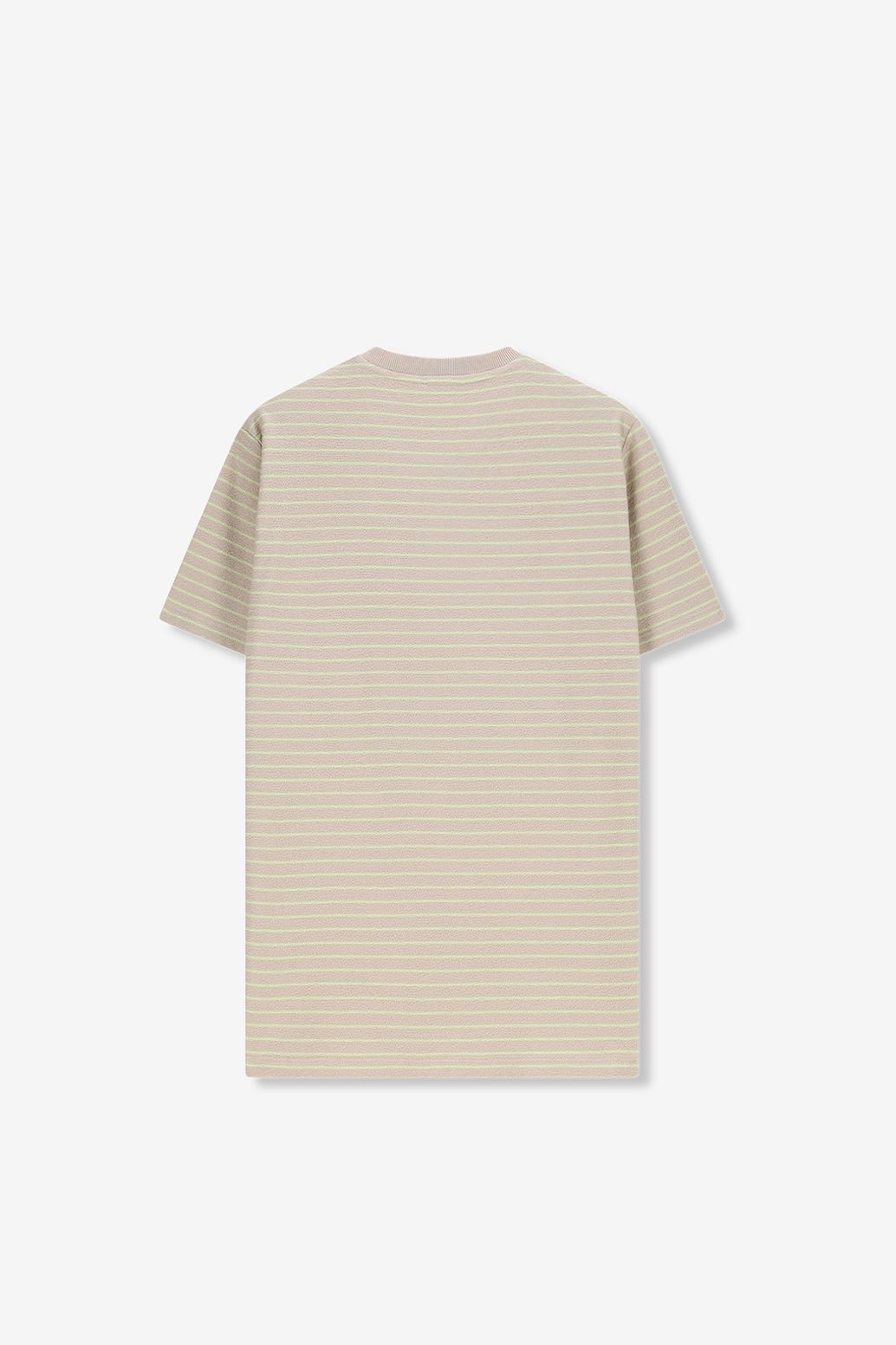 Beige t-shirt met strepen