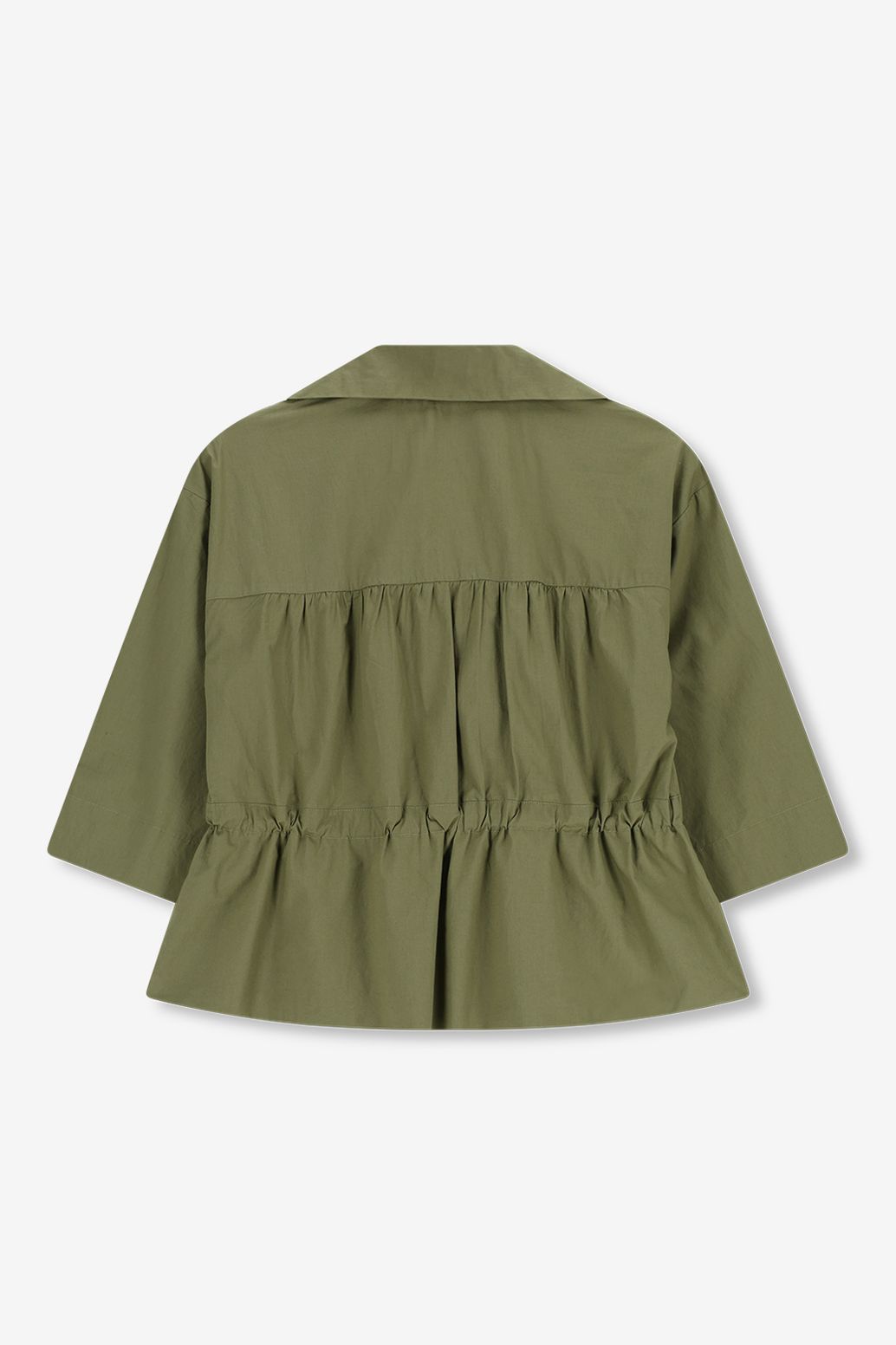 Blouse avec liens à nouer - vert
