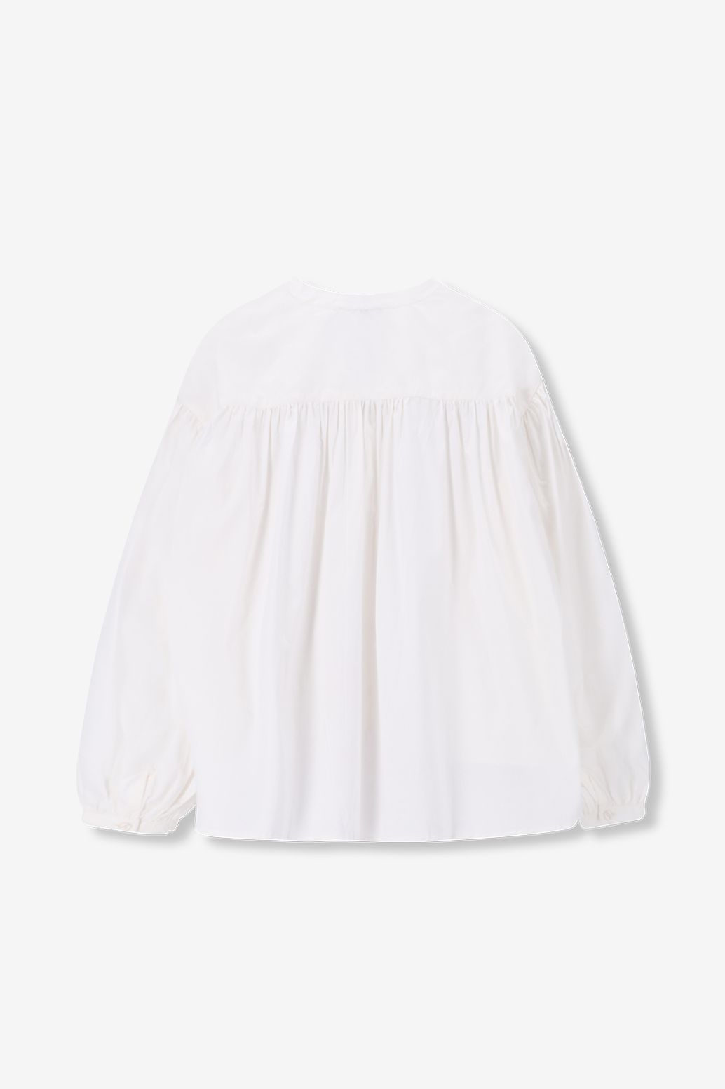 Oversize-Bluse - weiß