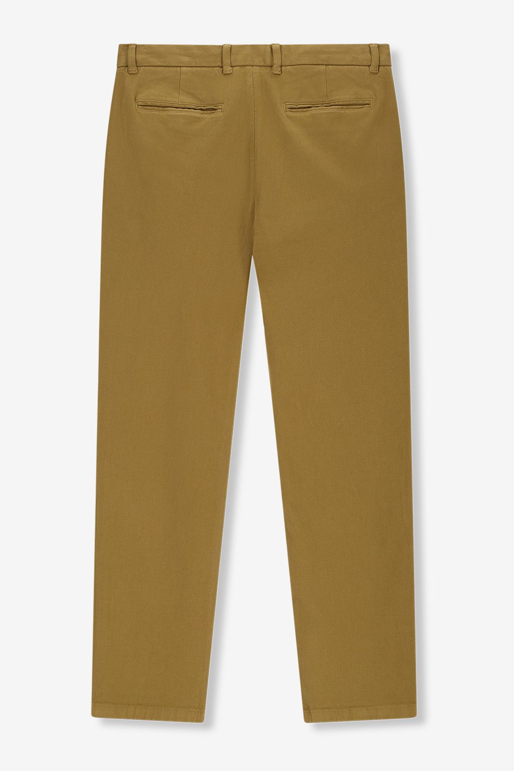 Groene mid-rise chino met elastische taille