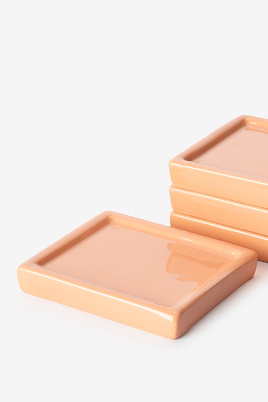 Glasierte Schalen - orange