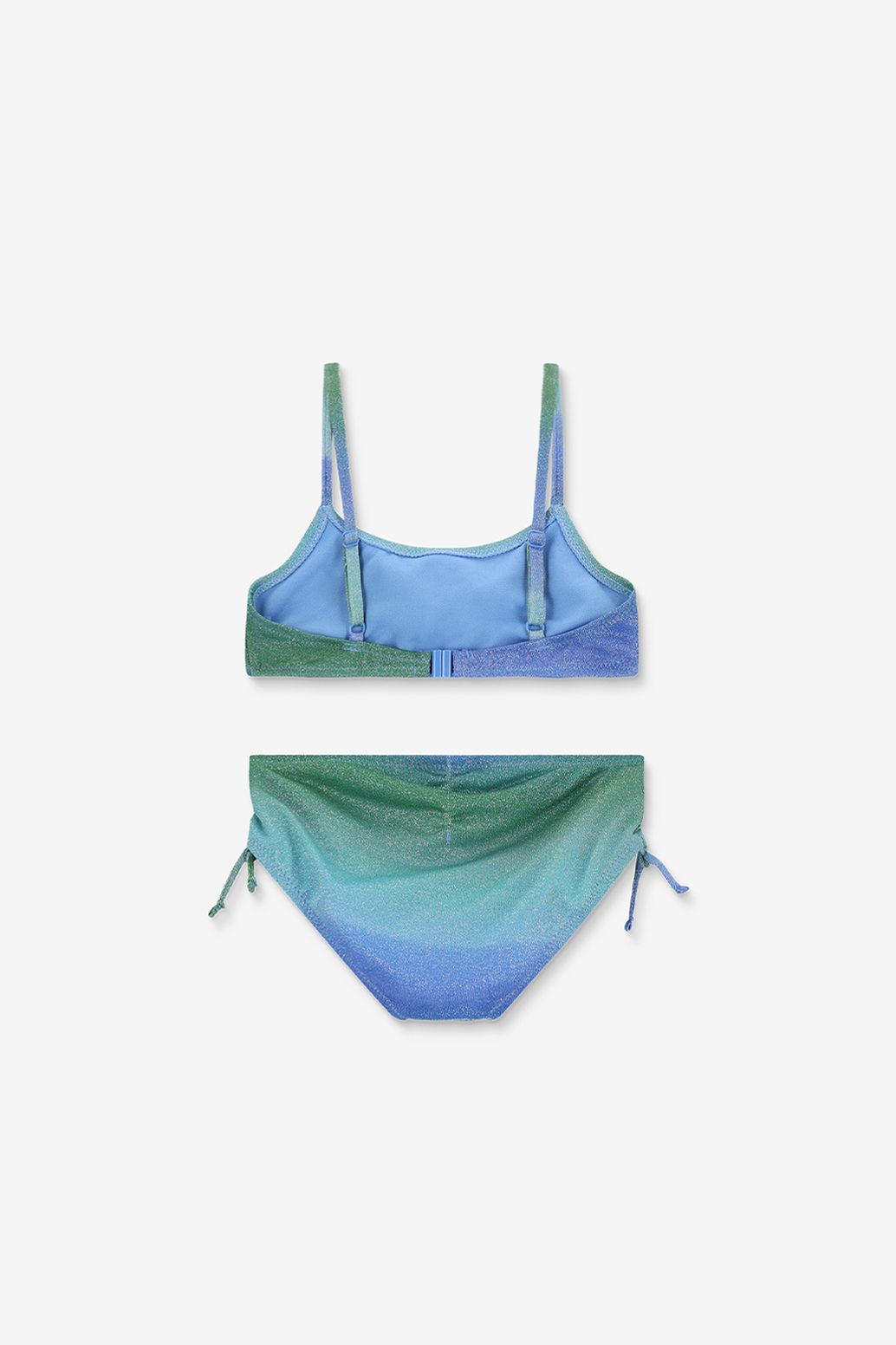 Lichtgroene bikini met glitter