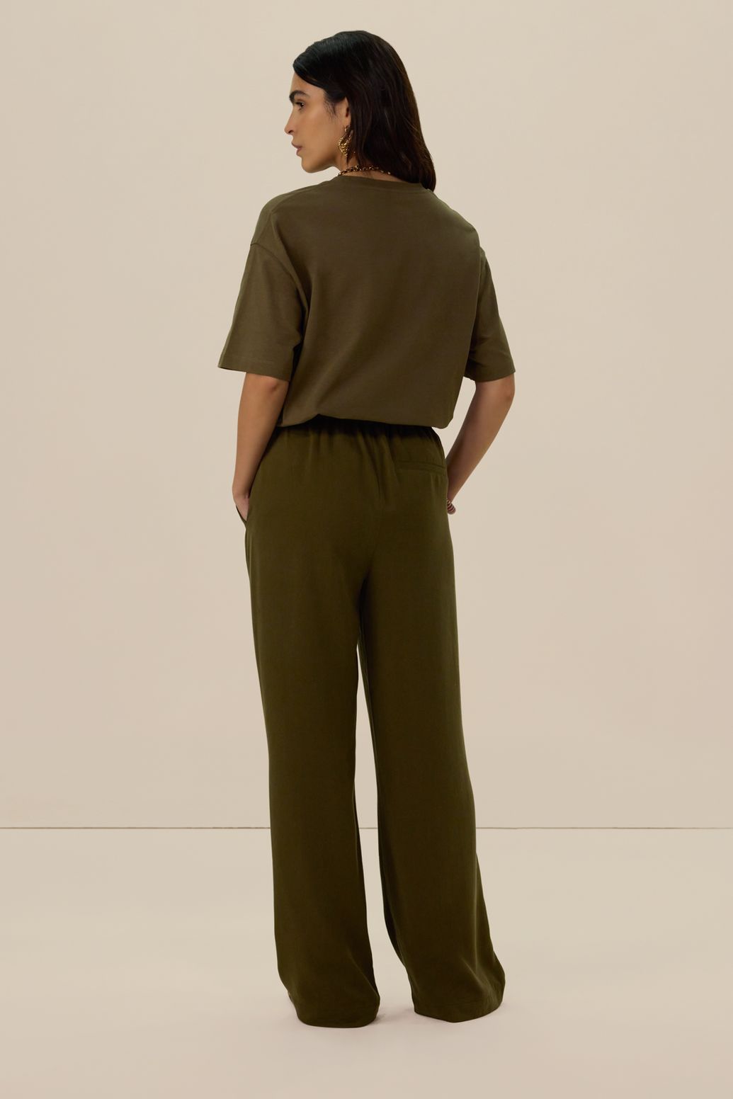 Oversize-Shirt - dunkelgrün