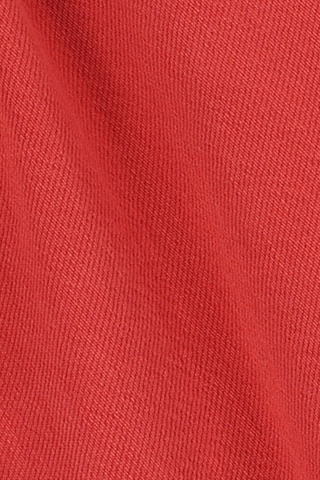 Lichtrode wide leg pull on broek