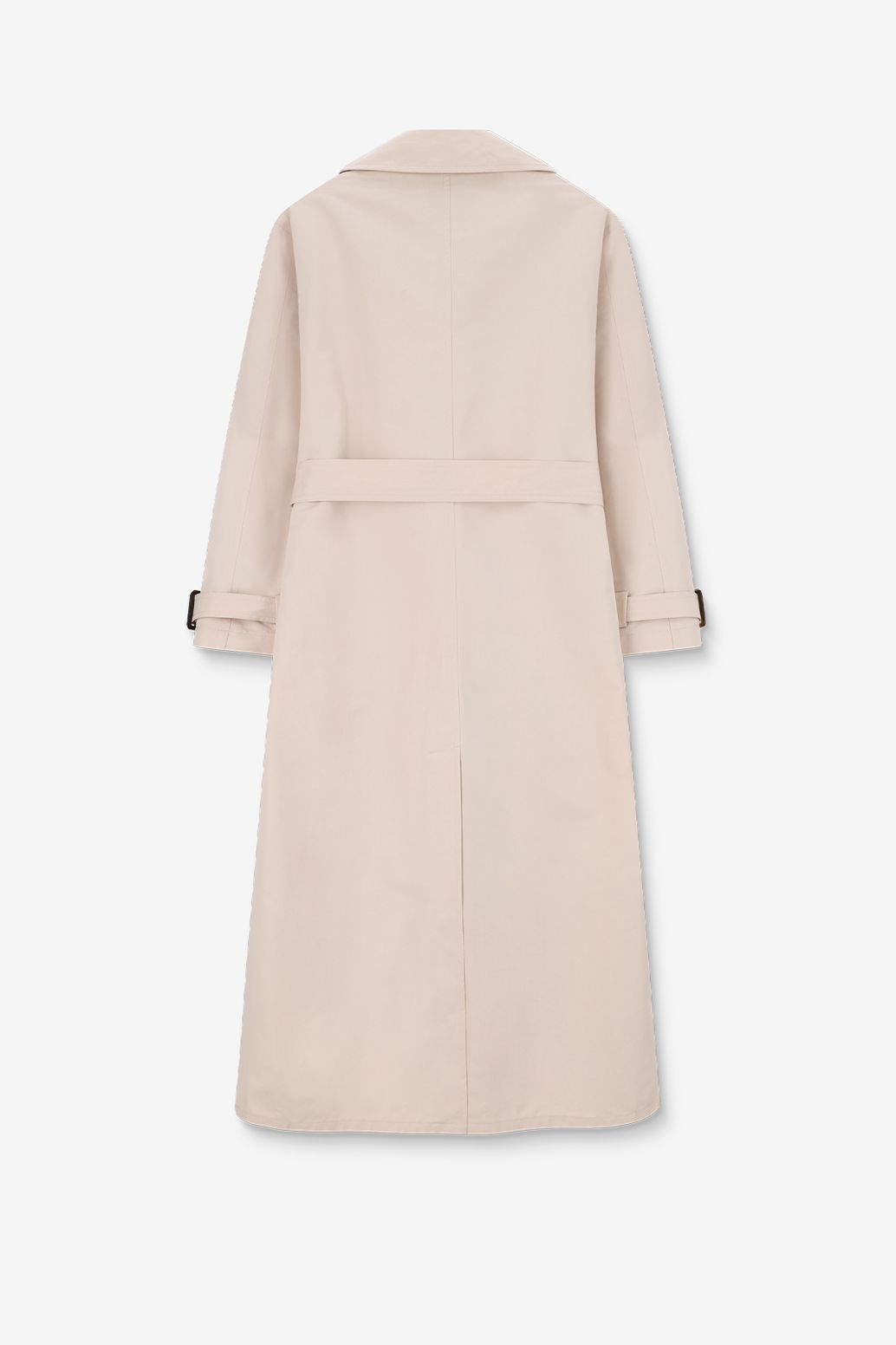Beige trenchcoat met ceintuur
