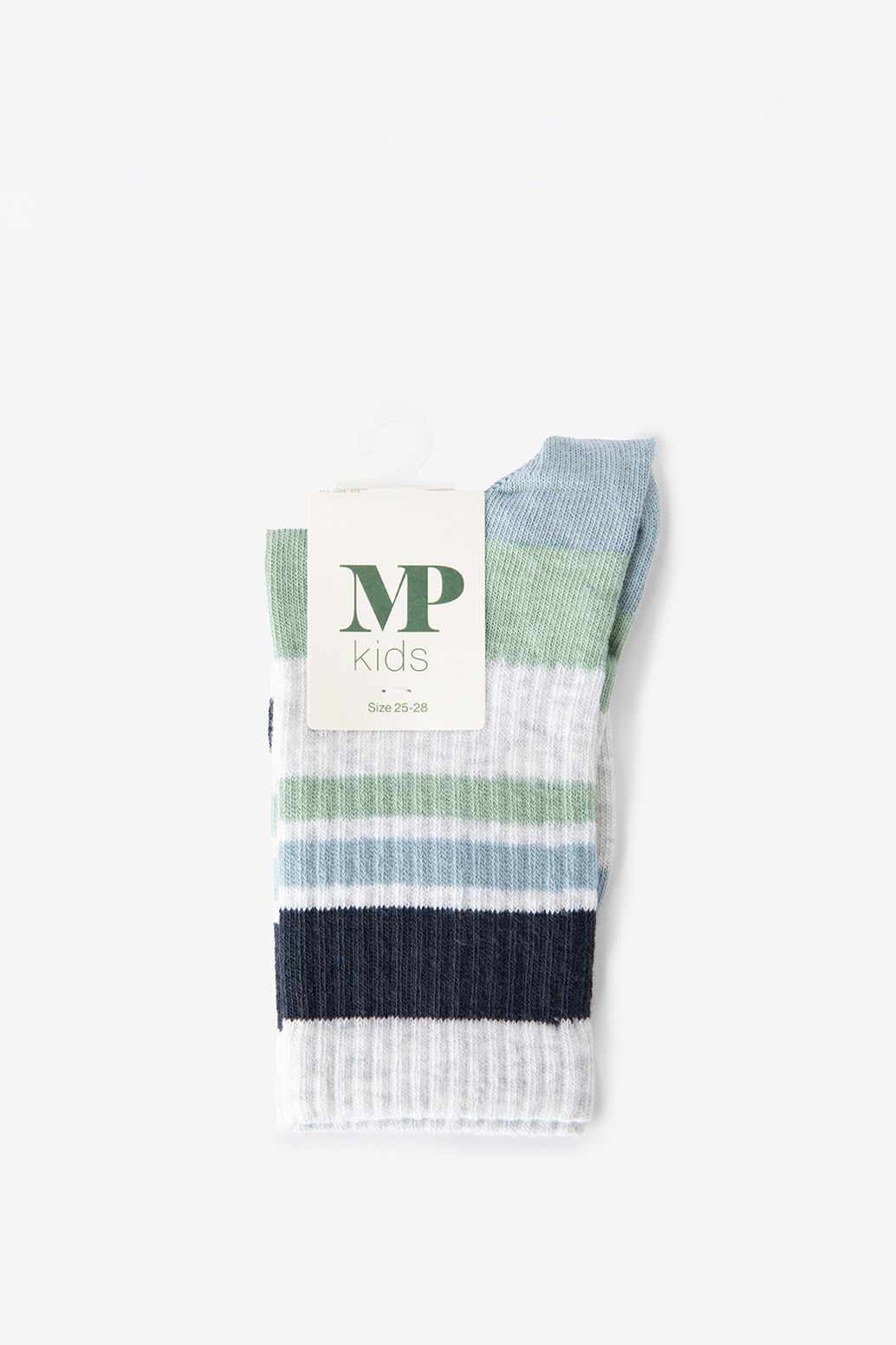 MP Denmark Lichtgroene colourblock sokken