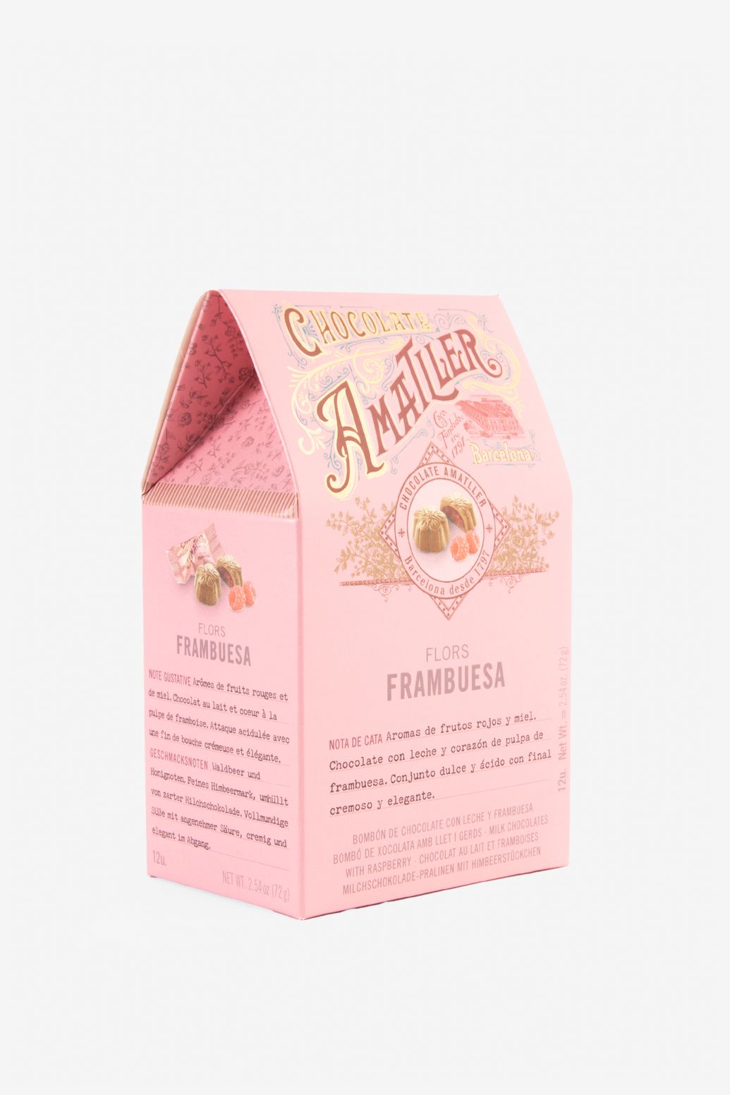 Chocolate Amatller bonbons à la framboise