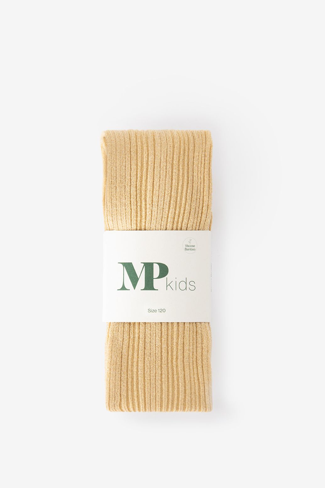 MP Denmark Rippstrumpfhose mit Lurex - gelb