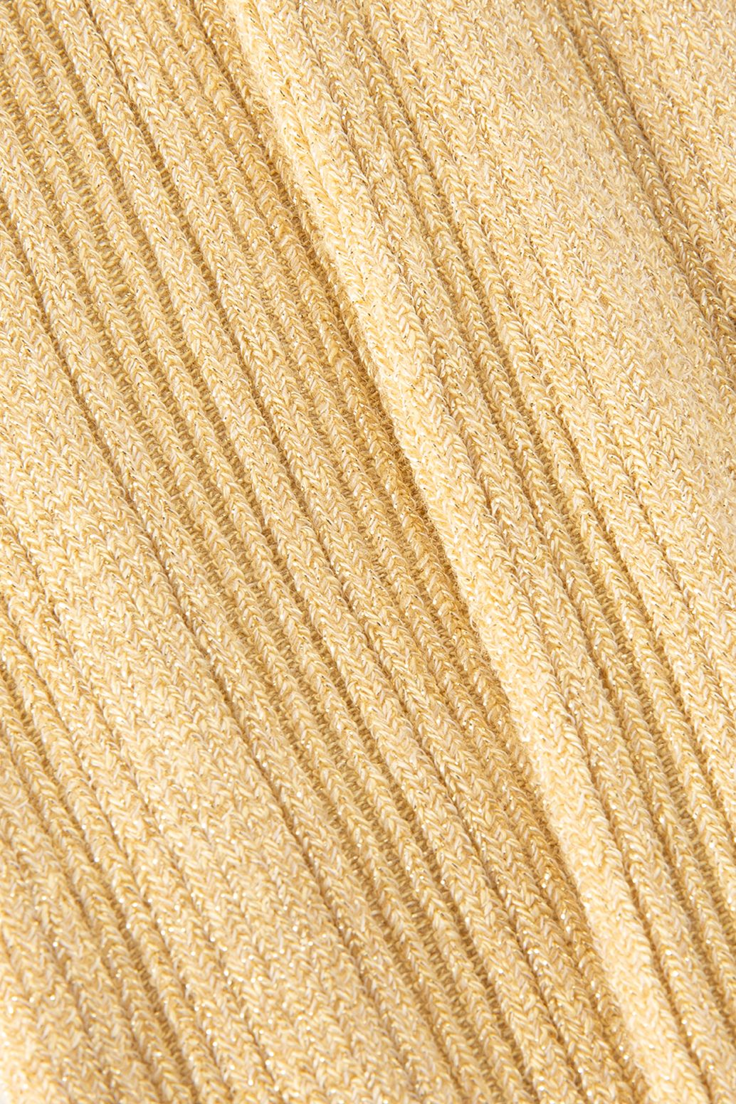 MP Denmark Rippstrumpfhose mit Lurex - gelb