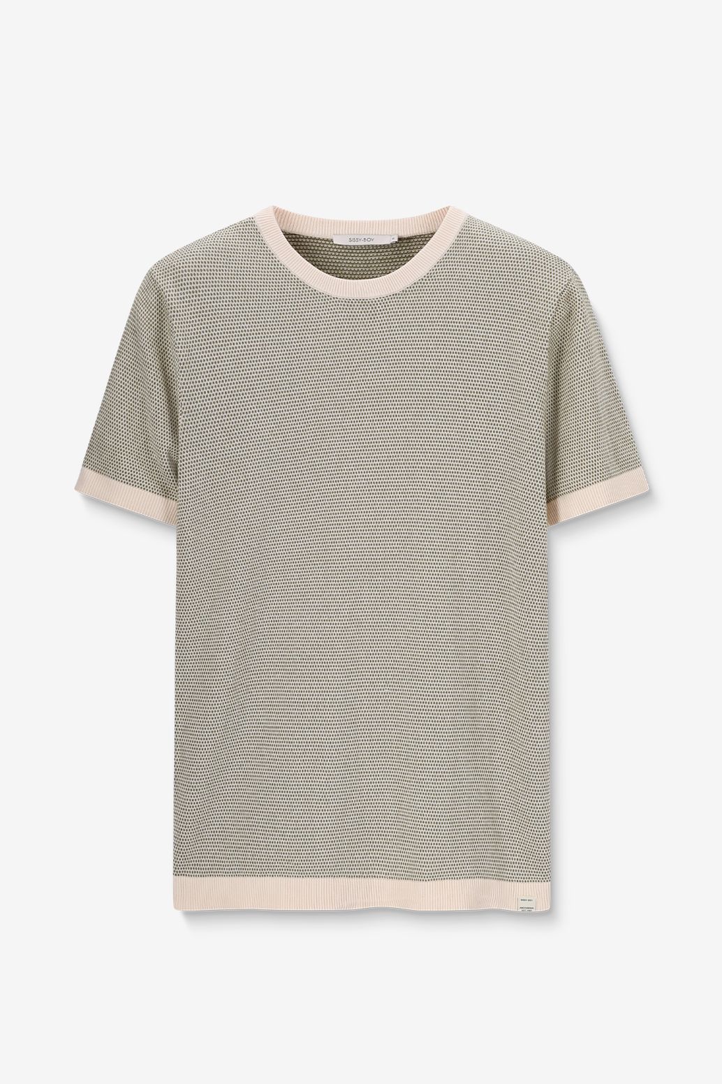 Groen gebreid T-shirt