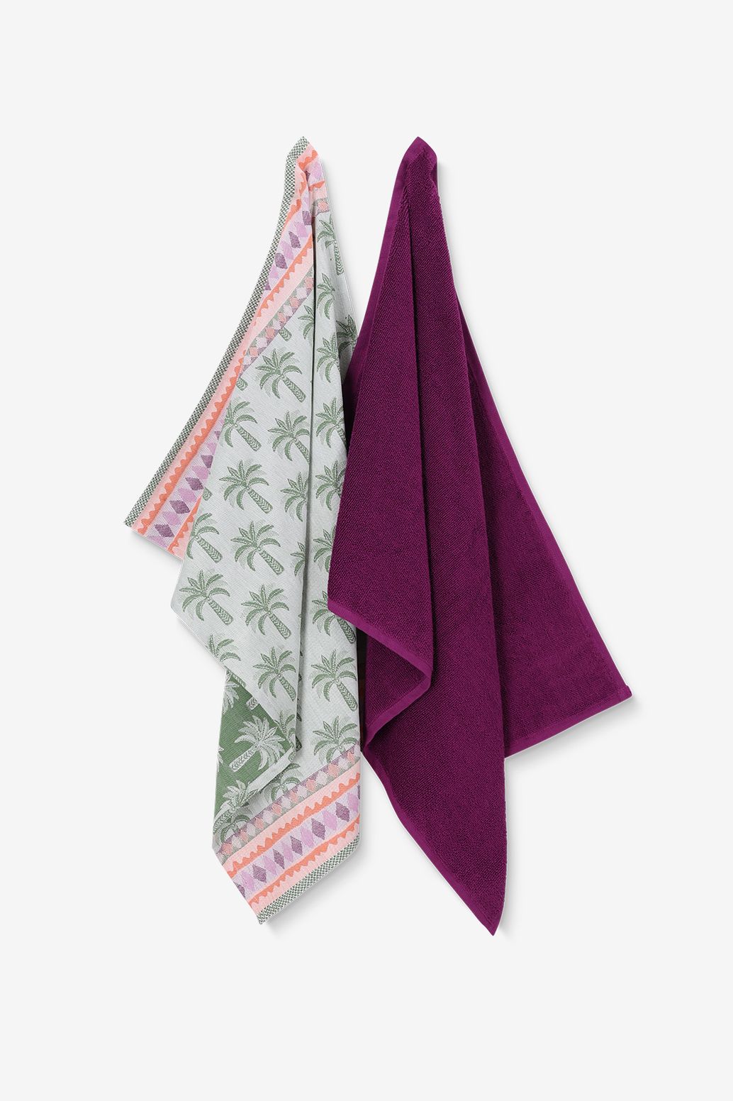 Essuie-mains et torchon - vert