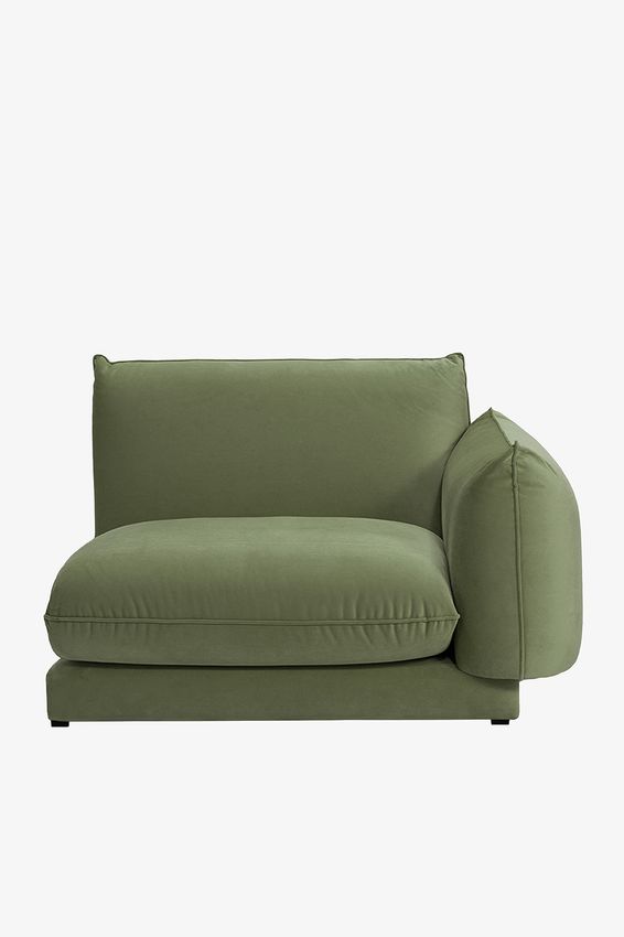 Countess Fauteuil angle droite Salvador Olive green