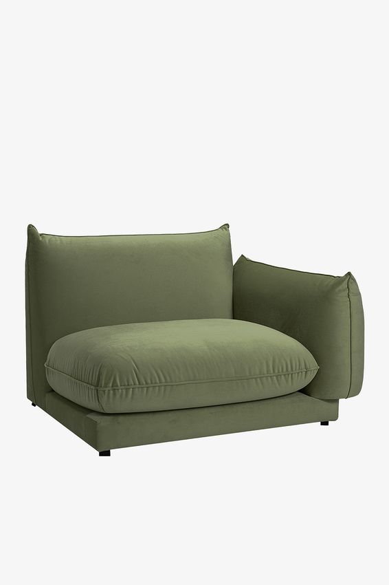 Countess Fauteuil angle droite Salvador Olive green