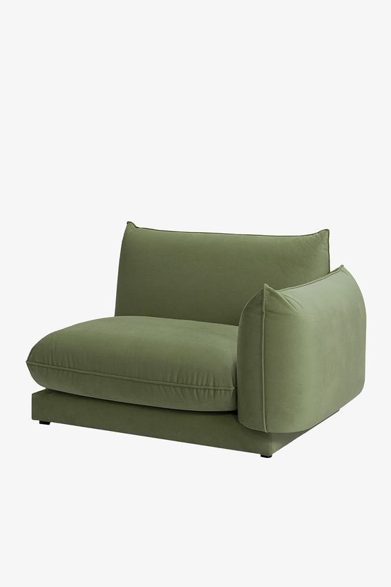 Countess Fauteuil angle droite Salvador Olive green