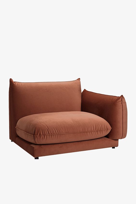 Countess Fauteuil angle droite Salvador Brown