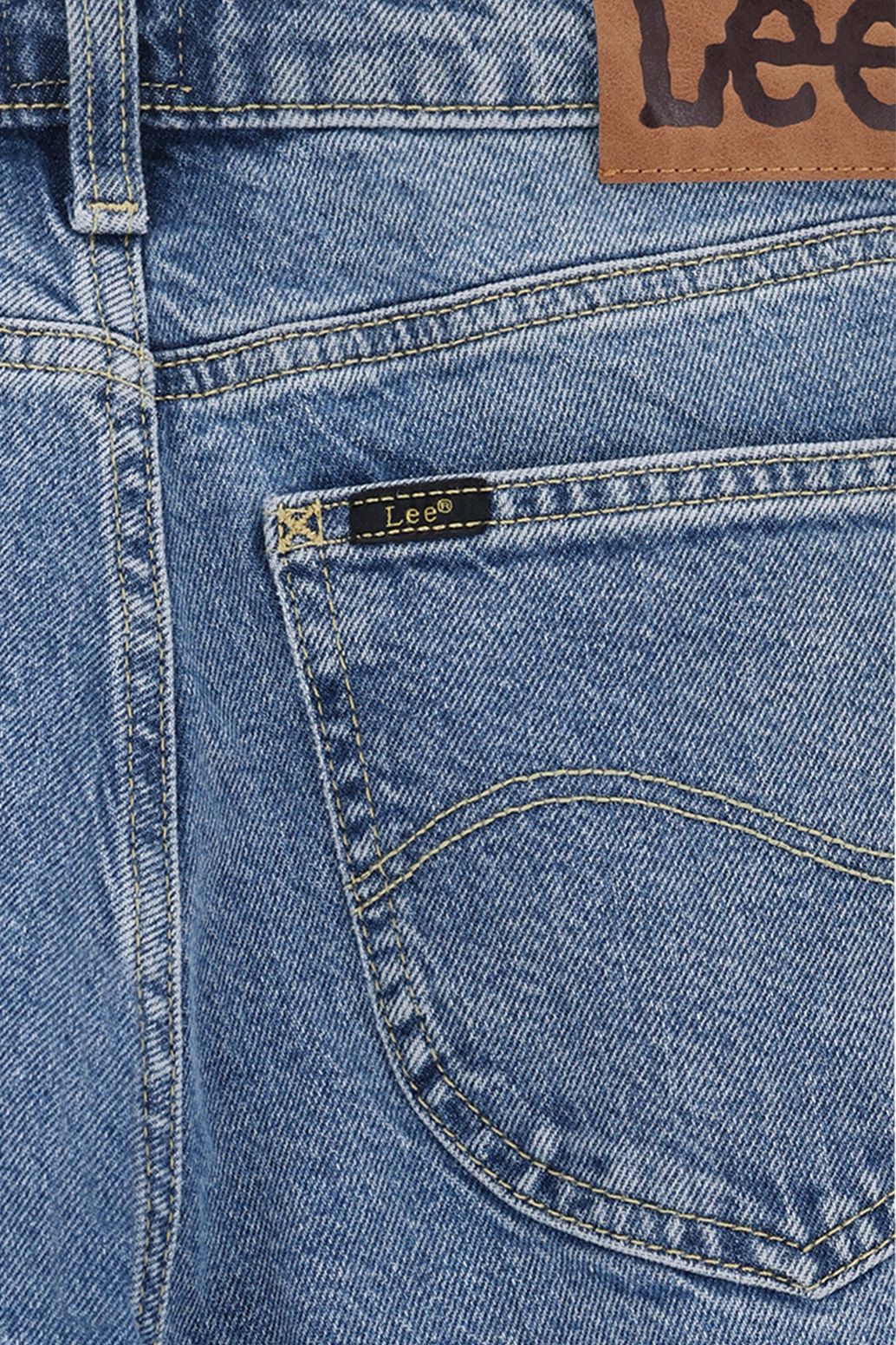 LEE blauwe high waist mom jeans