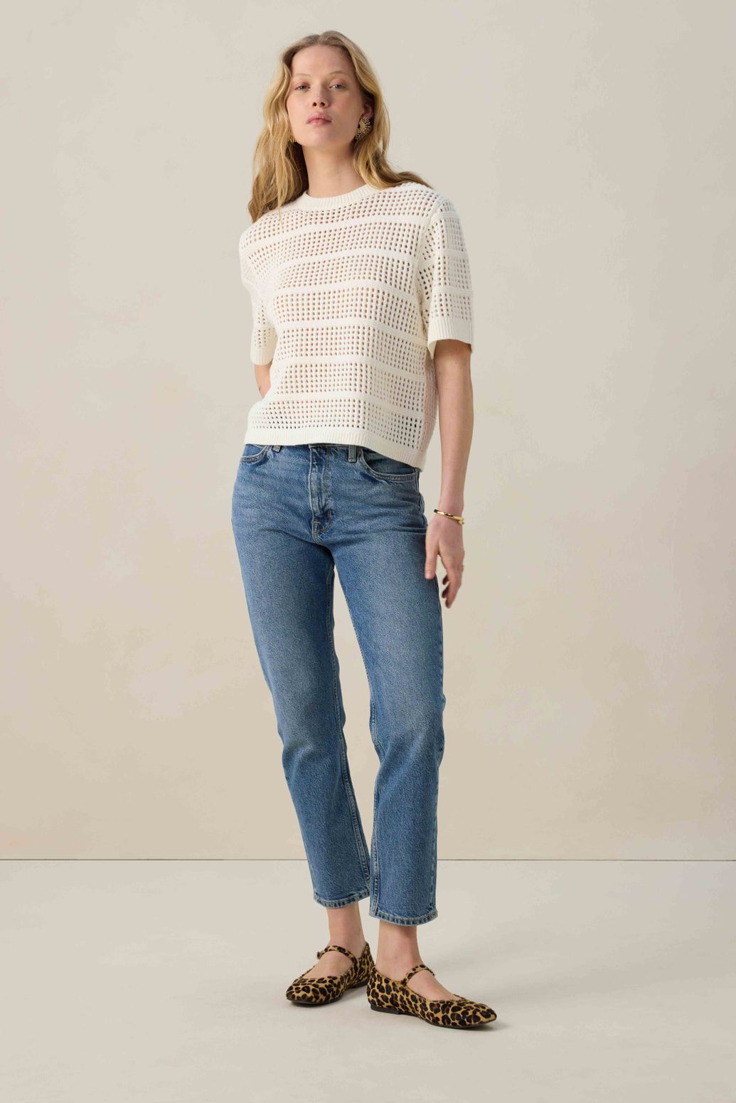 LEE blauwe high waist mom jeans