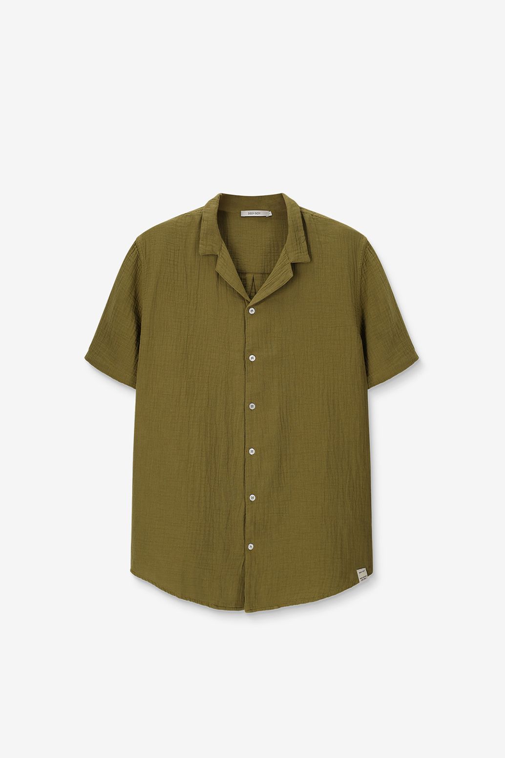 Musselinhemd - grün