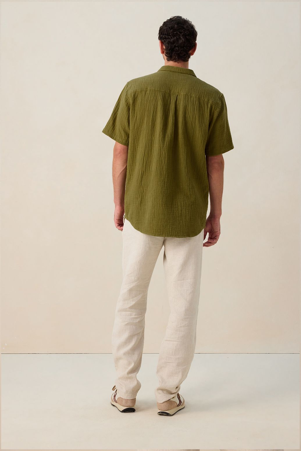 Musselinhemd - grün