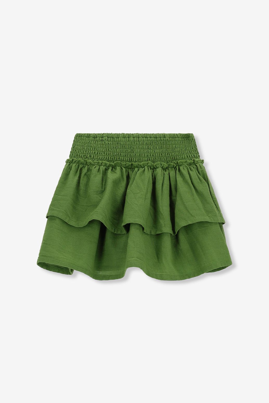 Groene ruffle rok