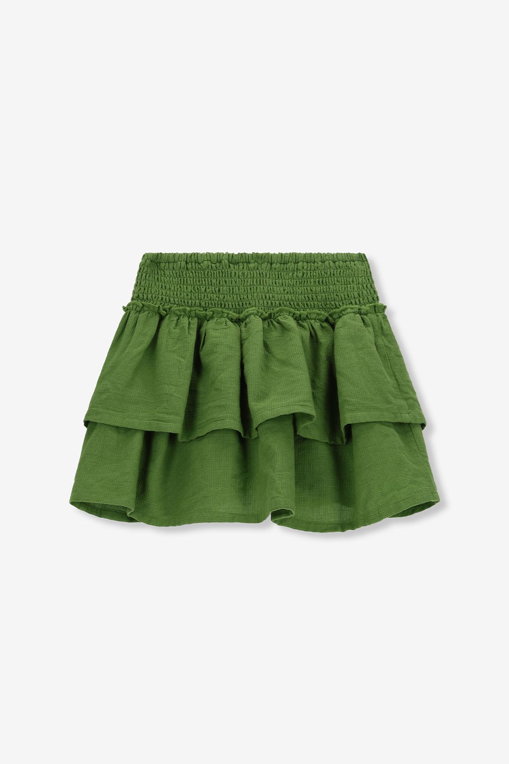 Groene ruffle rok