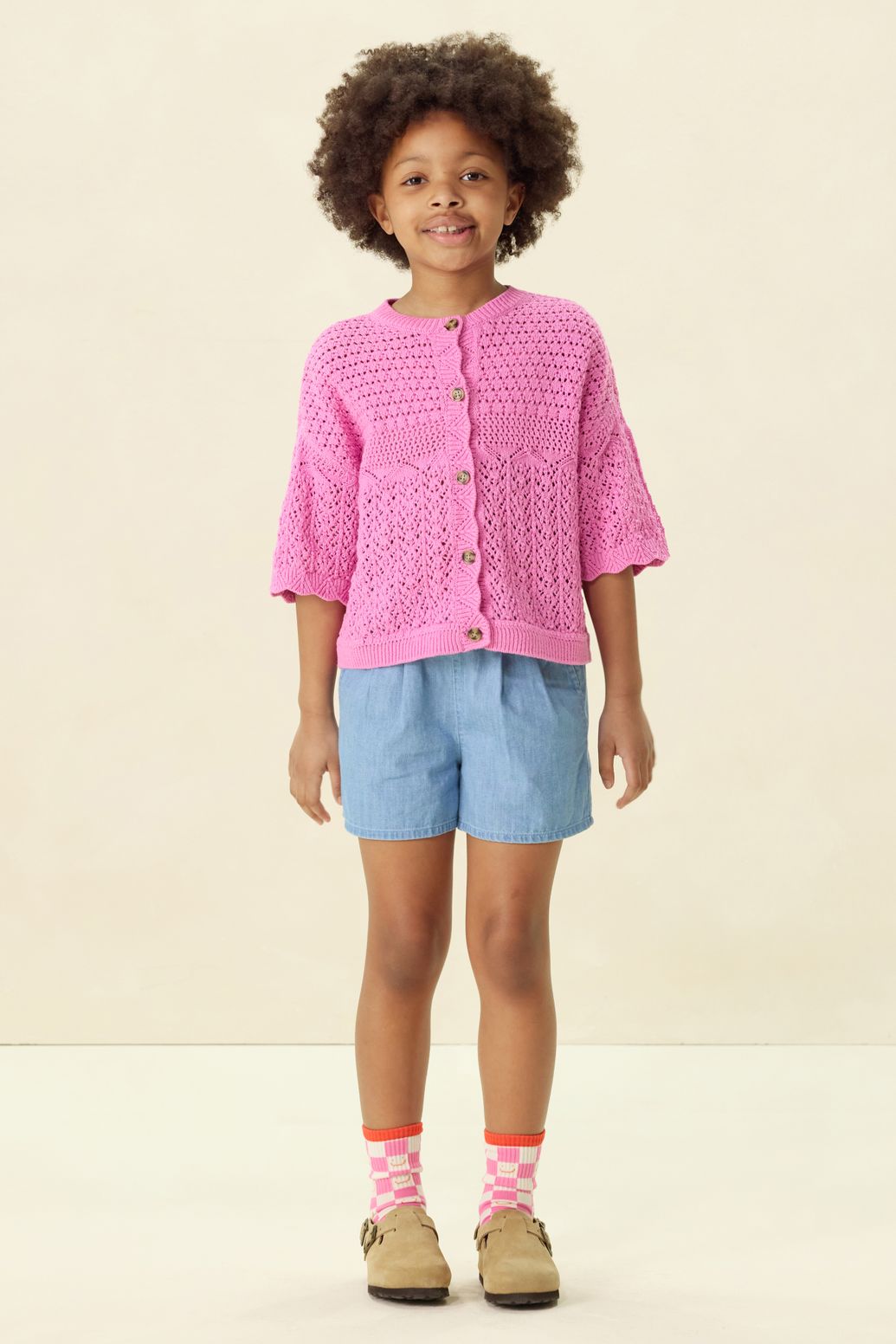 Short en jean - bleu